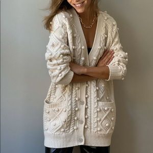 Wilfred Alps Cardigan - size Small. Cream.